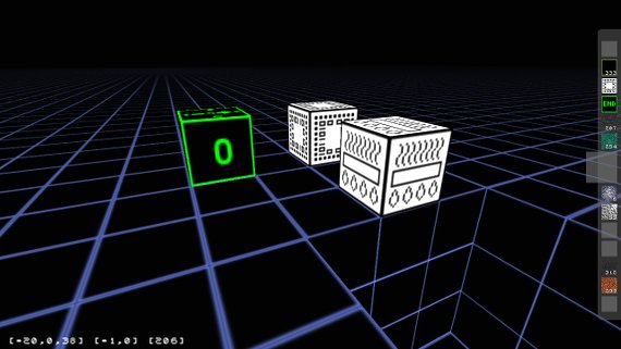 Place the alignment voxel to determine the output side number
